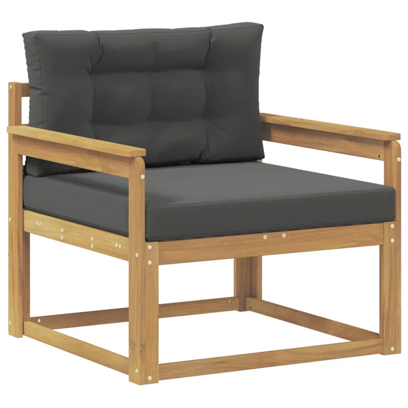 Lauko Vidurinis Sofa Poliesteris Balta