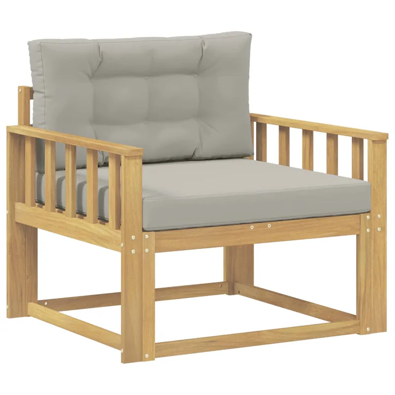 Lauko Vidurinis Sofa Poliesteris Balta