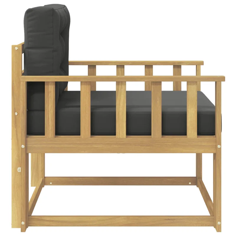 Lauko Vidurinis Sofa Poliesteris Balta