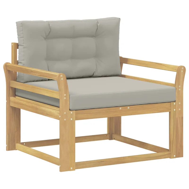 Lauko Vidurinis Sofa Poliesteris Balta