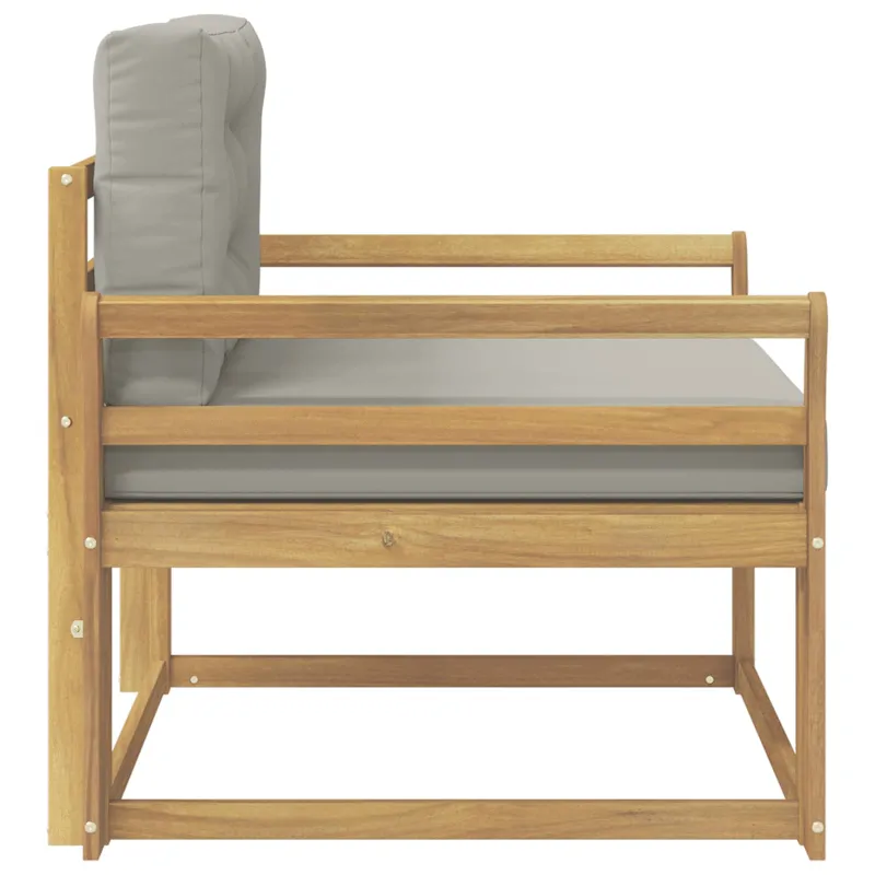 Lauko Vidurinis Sofa Poliesteris Balta