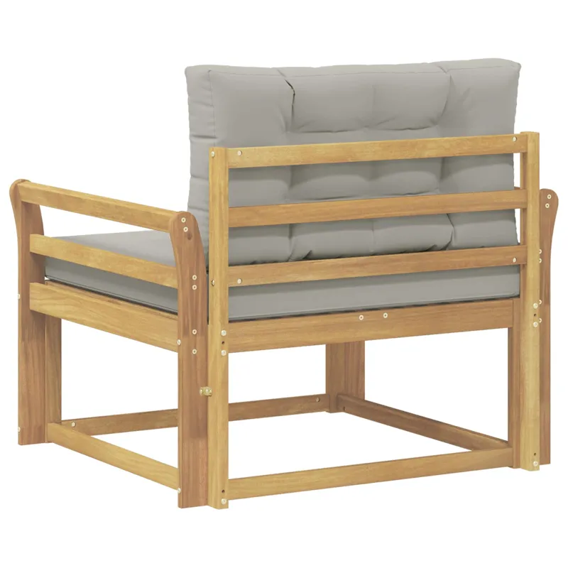 Lauko Vidurinis Sofa Poliesteris Balta