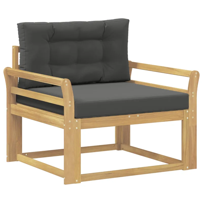 Lauko Vidurinis Sofa Poliesteris Balta