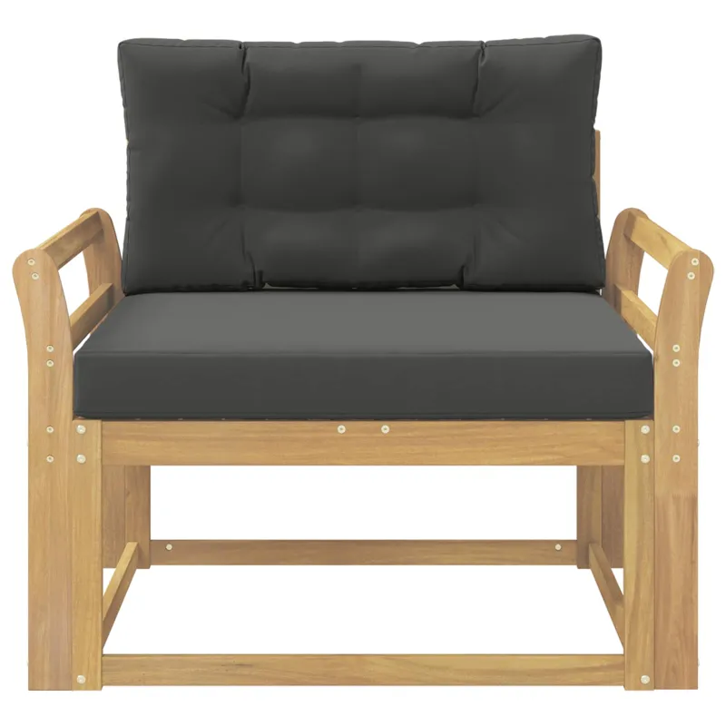 Lauko Vidurinis Sofa Poliesteris Balta