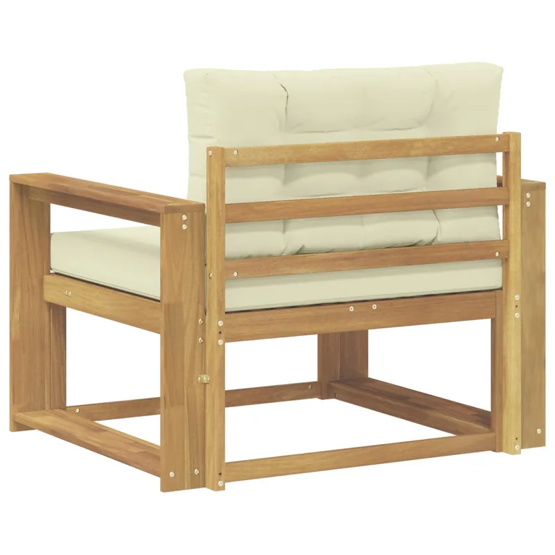 Lauko Vidurinis Sofa Poliesteris Balta