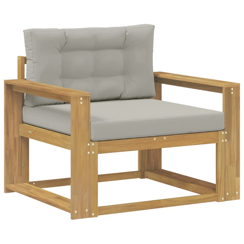 Lauko Vidurinis Sofa Poliesteris Balta