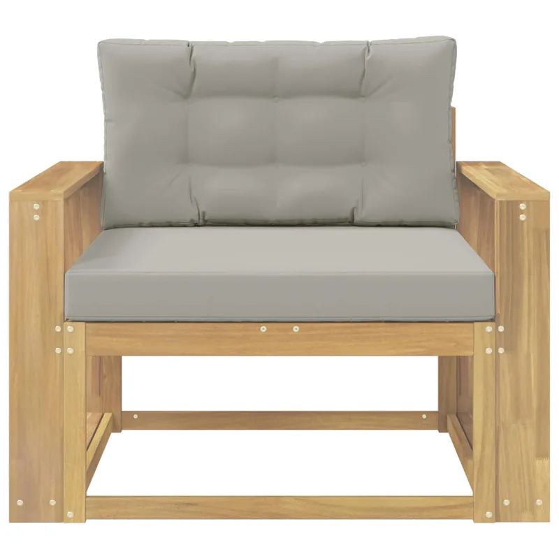 Lauko Vidurinis Sofa Poliesteris Balta