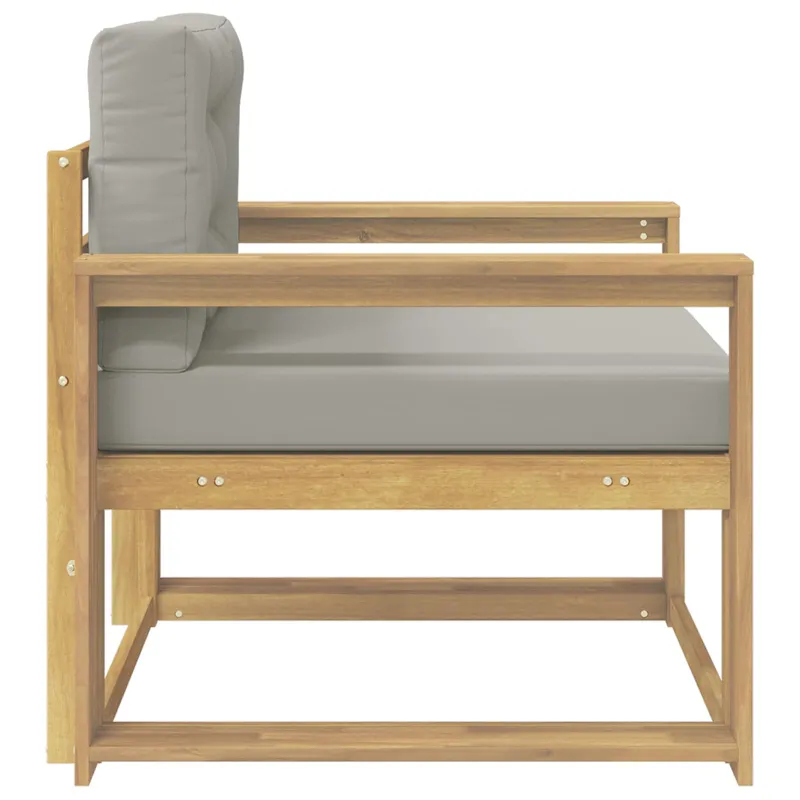 Lauko Vidurinis Sofa Poliesteris Balta