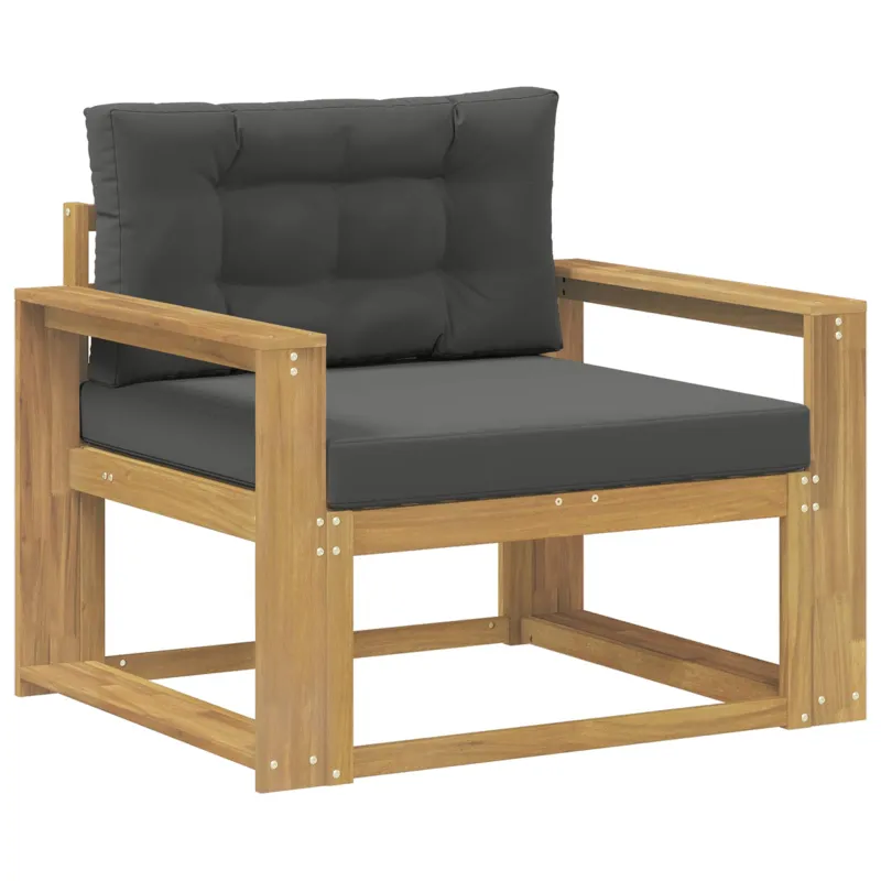 Lauko Vidurinis Sofa Poliesteris Balta
