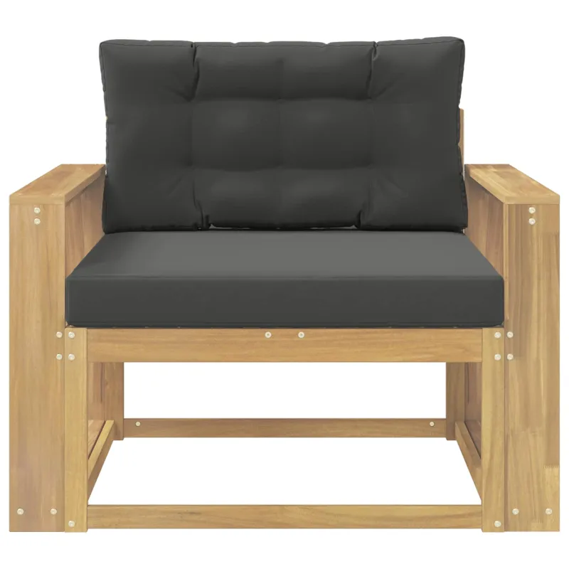 Lauko Vidurinis Sofa Poliesteris Balta