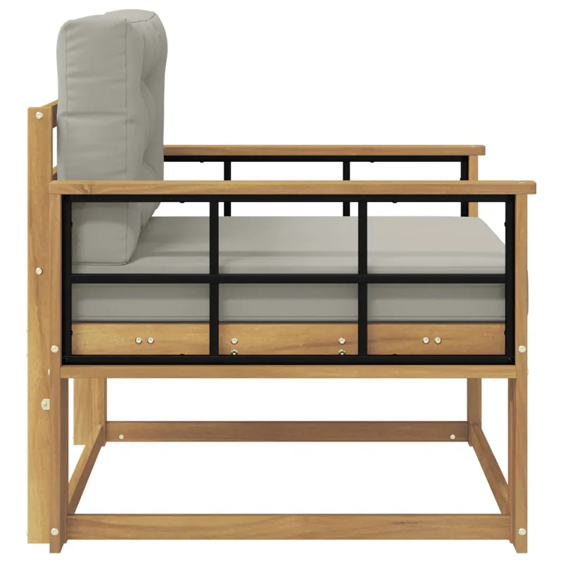 Lauko Vidurinis Sofa Poliesteris Balta