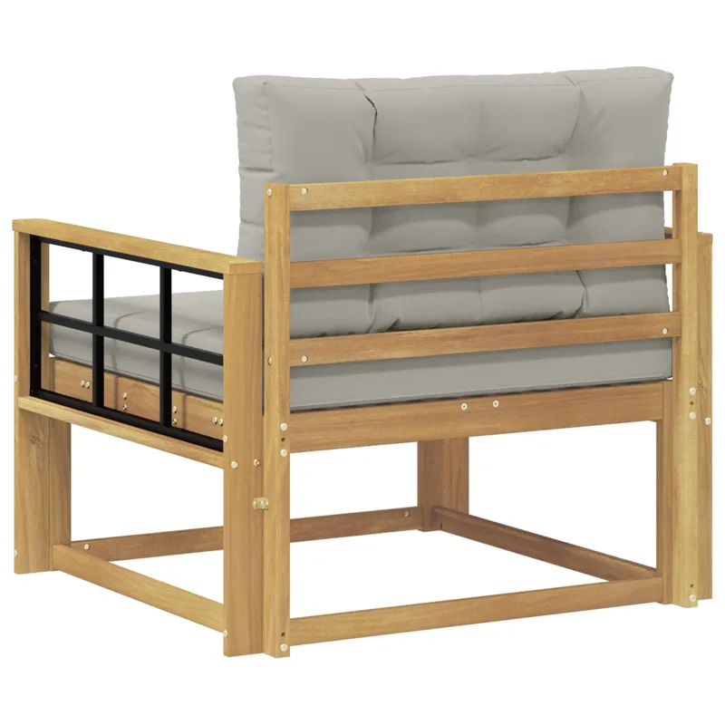 Lauko Vidurinis Sofa Poliesteris Balta