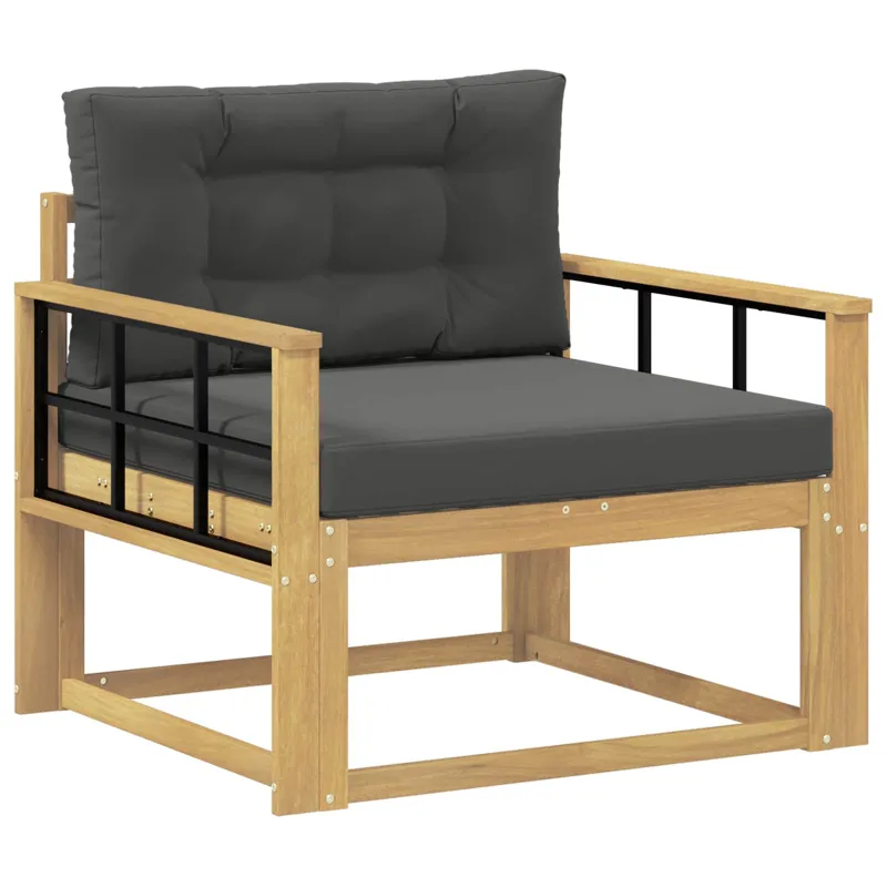 Lauko Vidurinis Sofa Poliesteris Balta