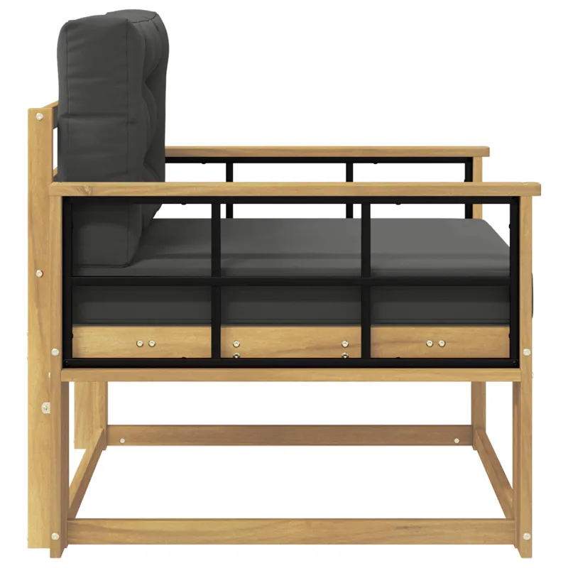 Lauko Vidurinis Sofa Poliesteris Balta