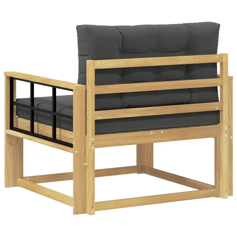 Lauko Vidurinis Sofa Poliesteris Balta