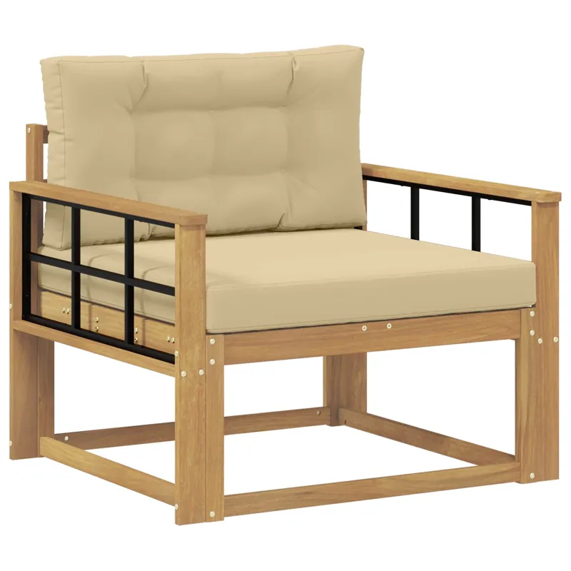 Lauko Vidurinis Sofa Poliesteris Balta