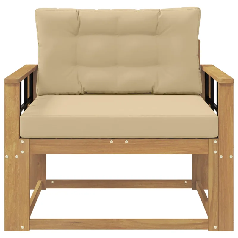 Lauko Vidurinis Sofa Poliesteris Balta