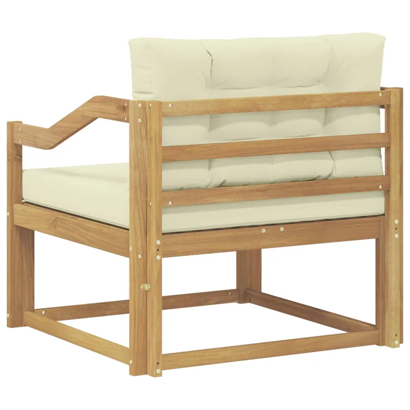 Lauko Vidurinis Sofa Poliesteris Balta