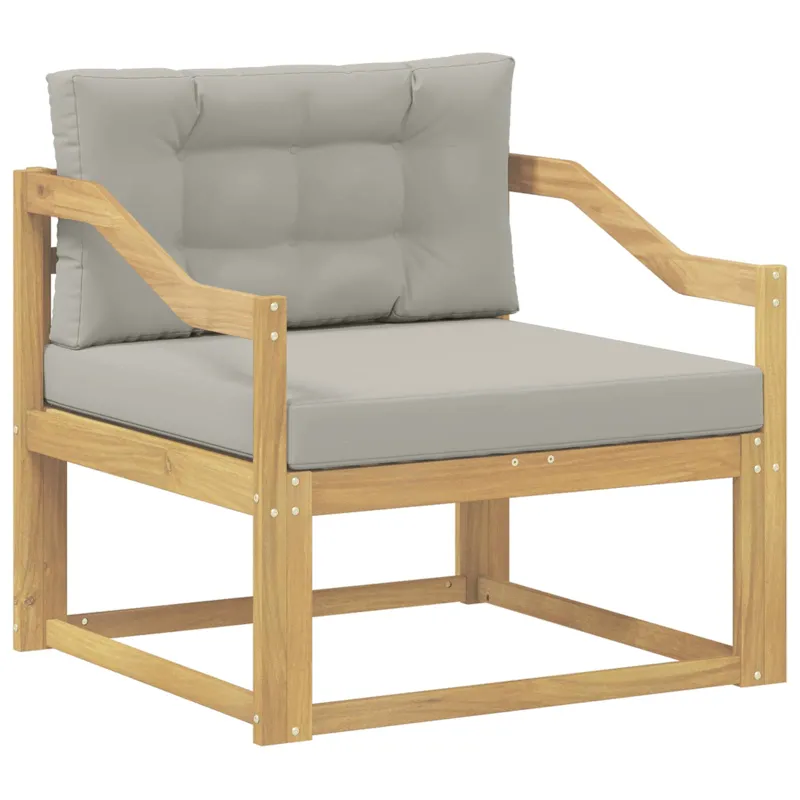 Lauko Vidurinis Sofa Poliesteris Balta