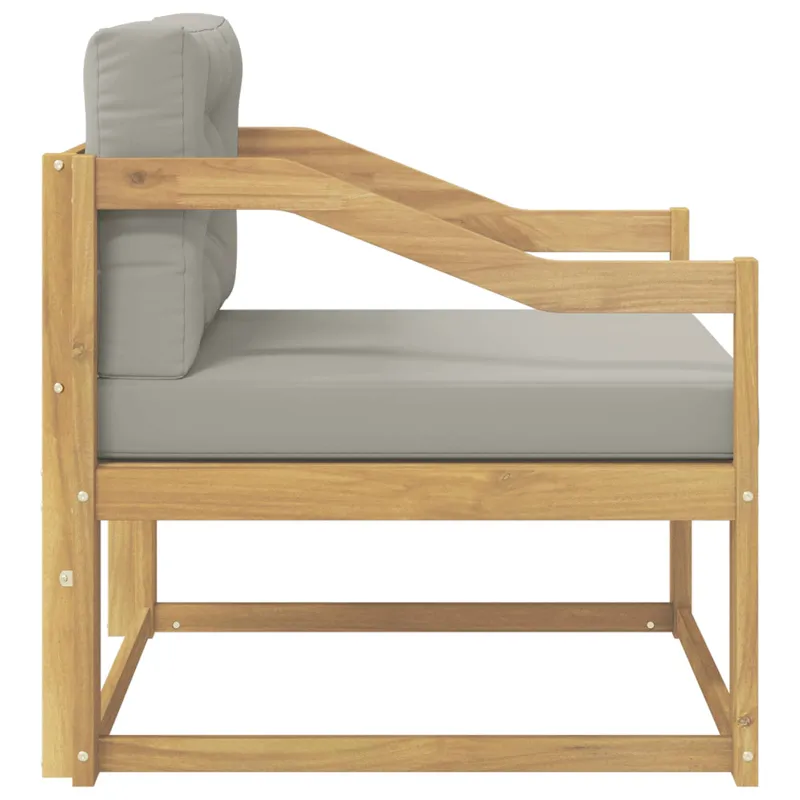 Lauko Vidurinis Sofa Poliesteris Balta