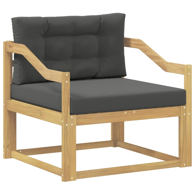 Lauko Vidurinis Sofa Poliesteris Balta