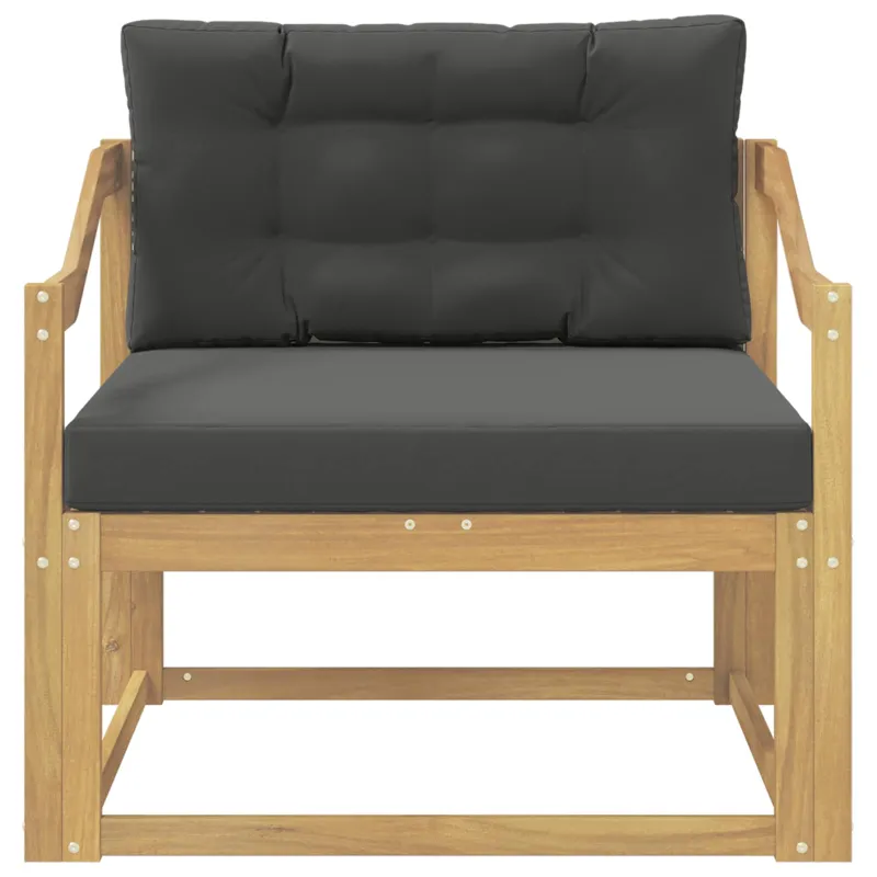 Lauko Vidurinis Sofa Poliesteris Balta