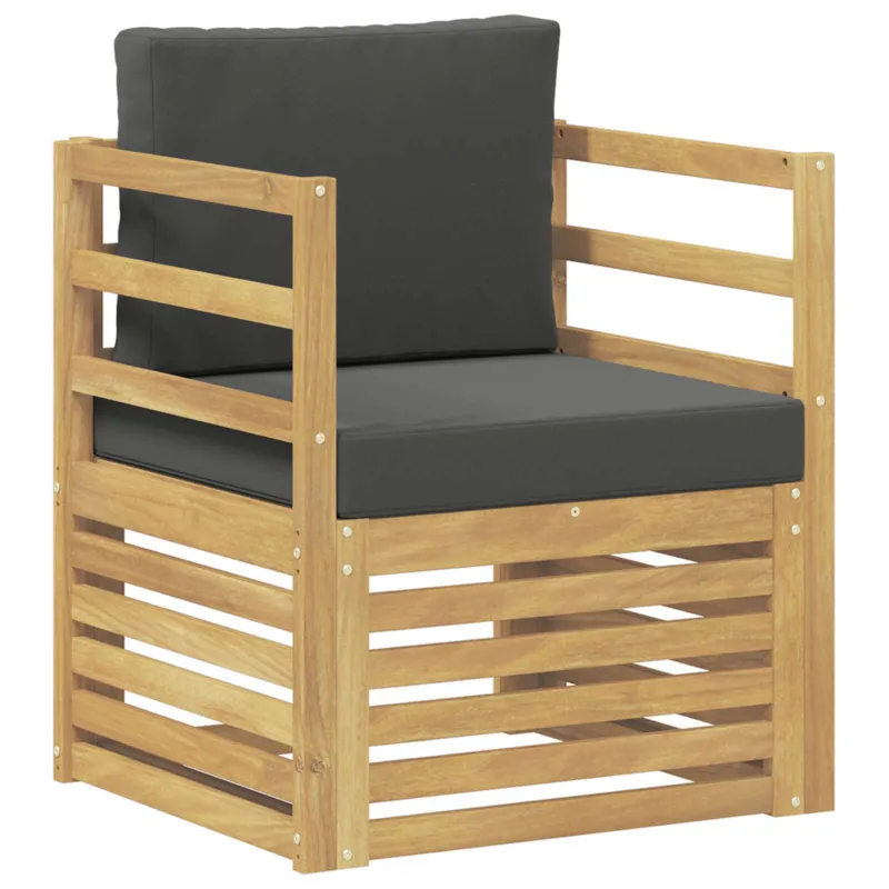 Lauko sofa Poliesteris Balta ir antracito