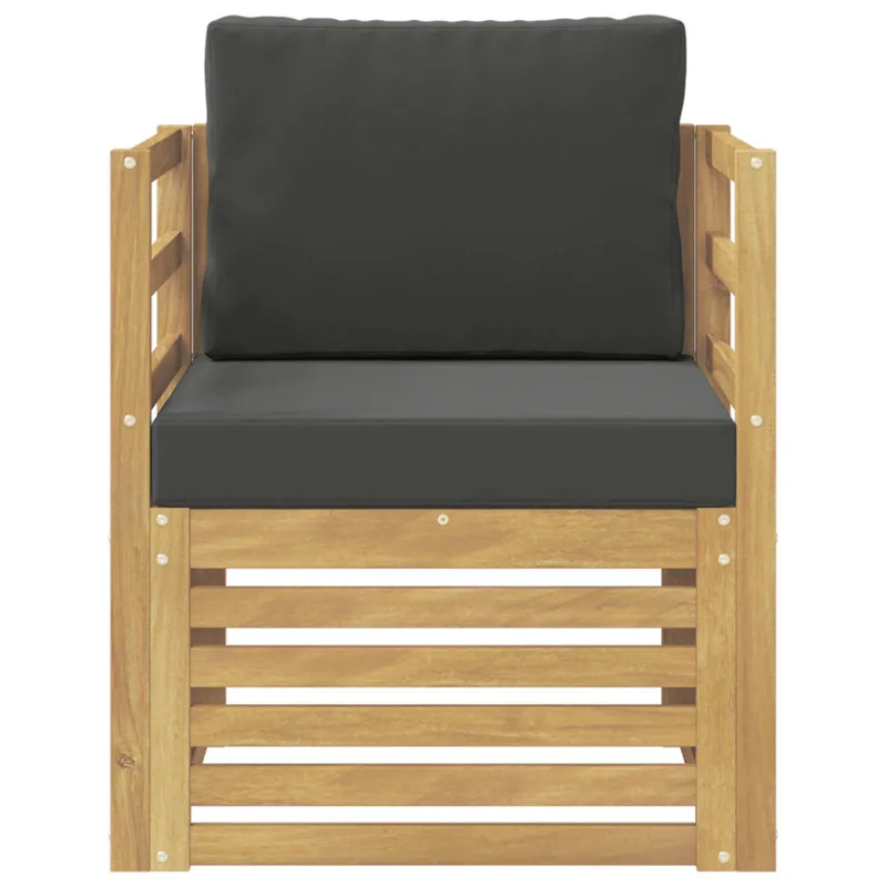 Lauko sofa Poliesteris Balta ir antracito
