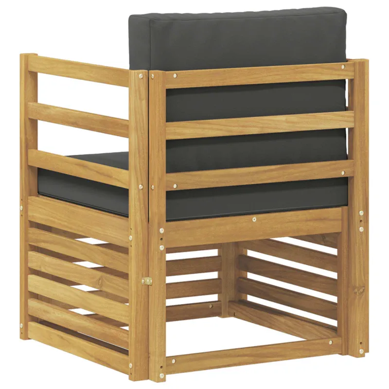 Lauko sofa Poliesteris Balta ir antracito