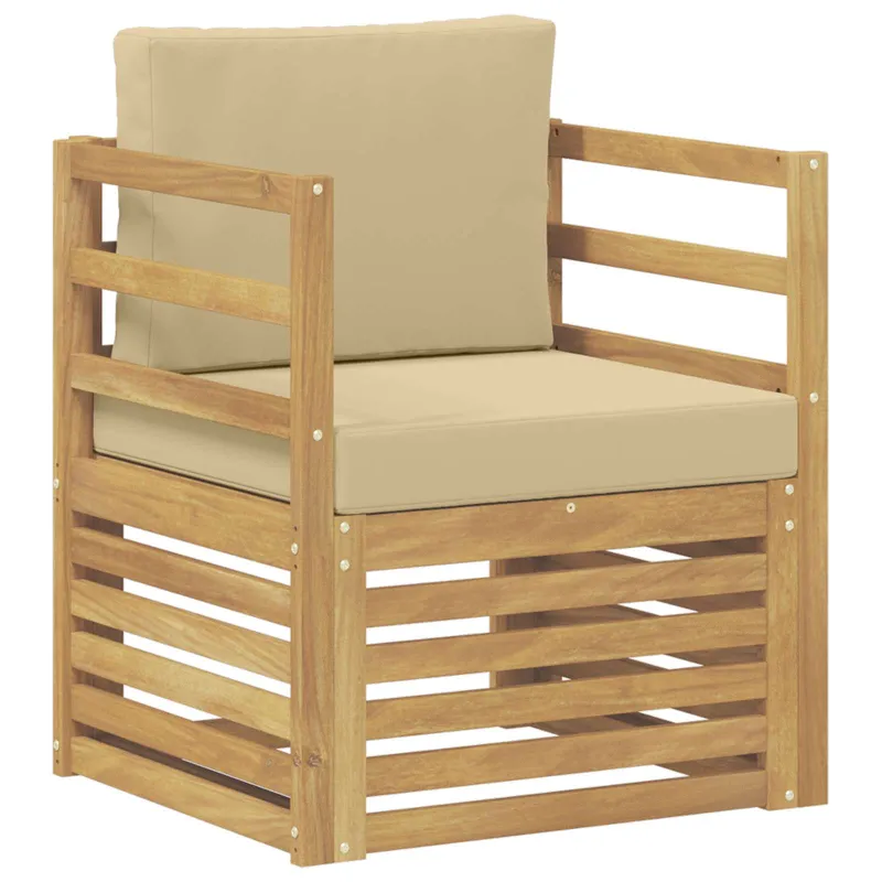 Lauko sofa Poliesteris Balta