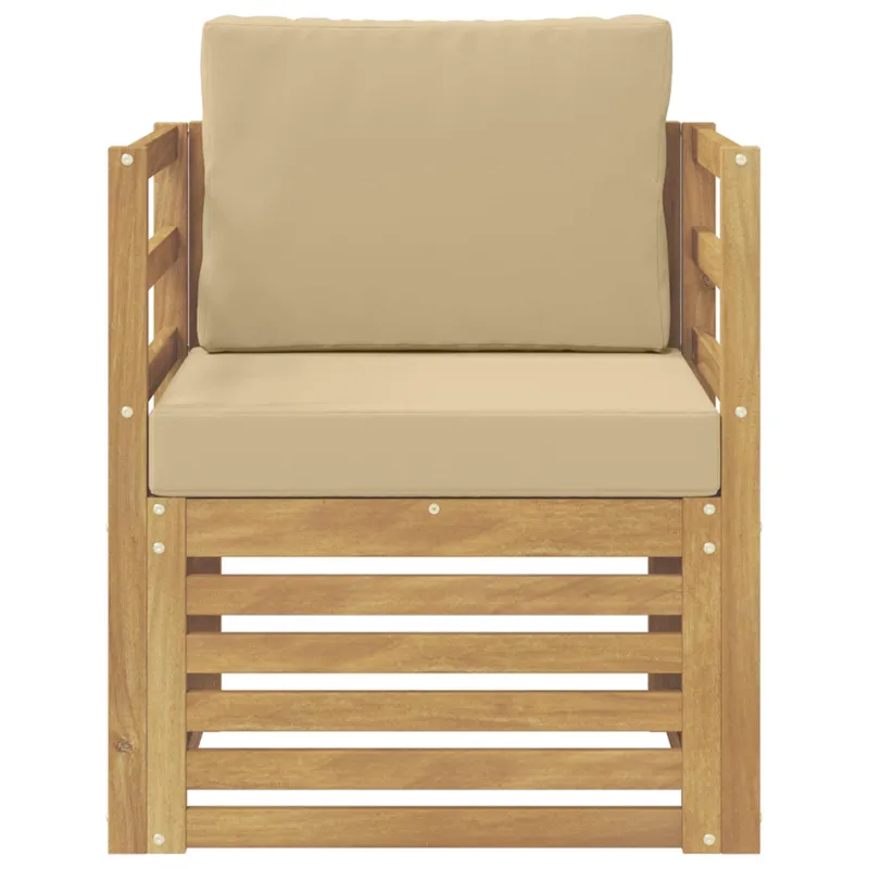 Lauko sofa Poliesteris Balta
