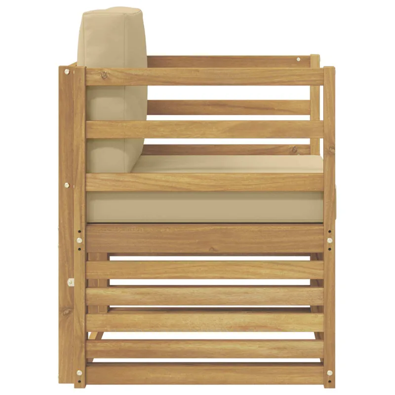 Lauko sofa Poliesteris Balta