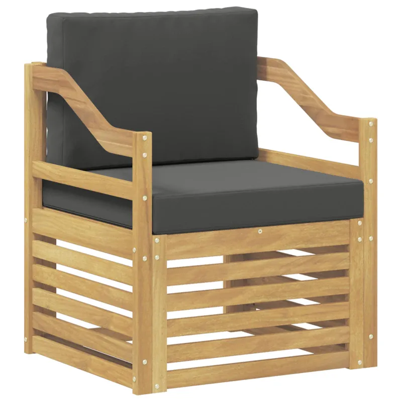 Lauko sofa Poliesteris Balta ir antracito