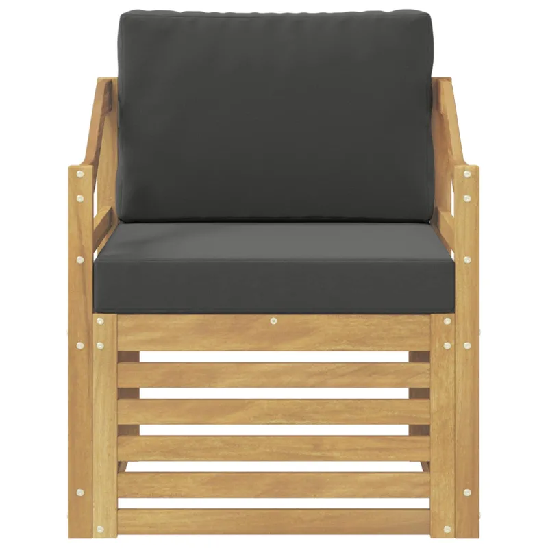 Lauko sofa Poliesteris Balta ir antracito