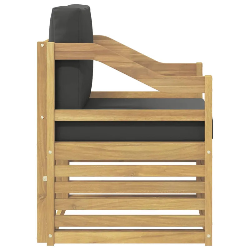 Lauko sofa Poliesteris Balta ir antracito