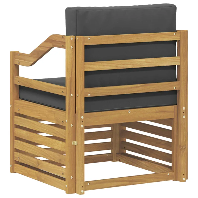 Lauko sofa Poliesteris Balta ir antracito