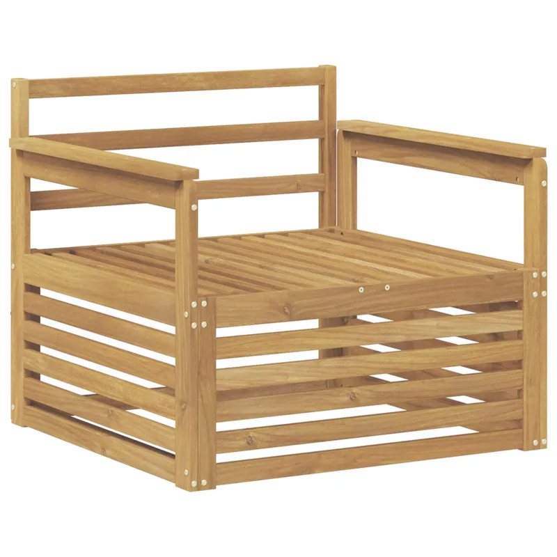 Lauko sofa Kietos akacijos mediena Balta
