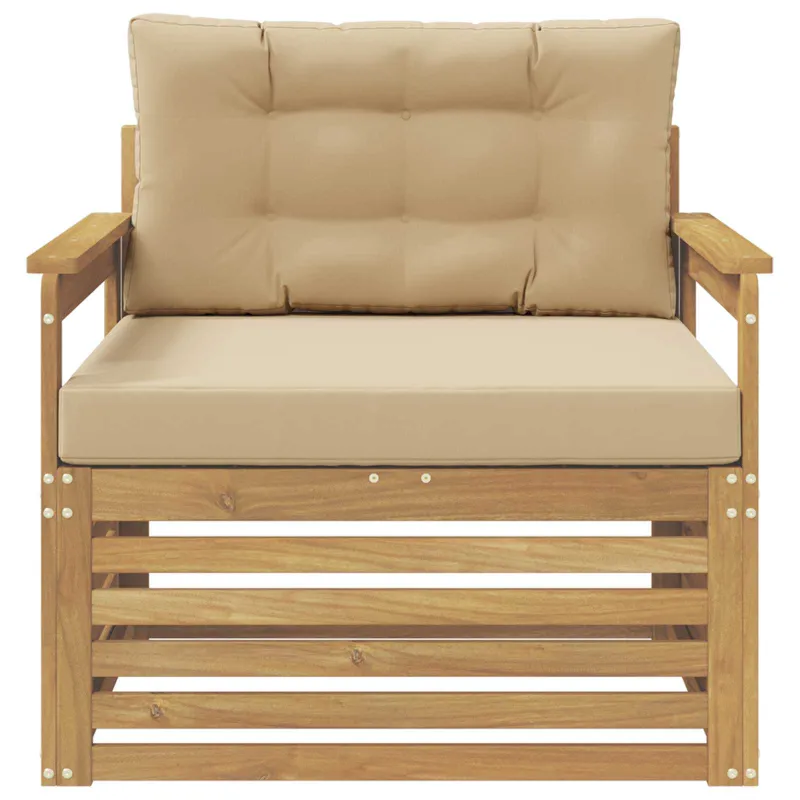 Lauko sofa Poliesteris Balta