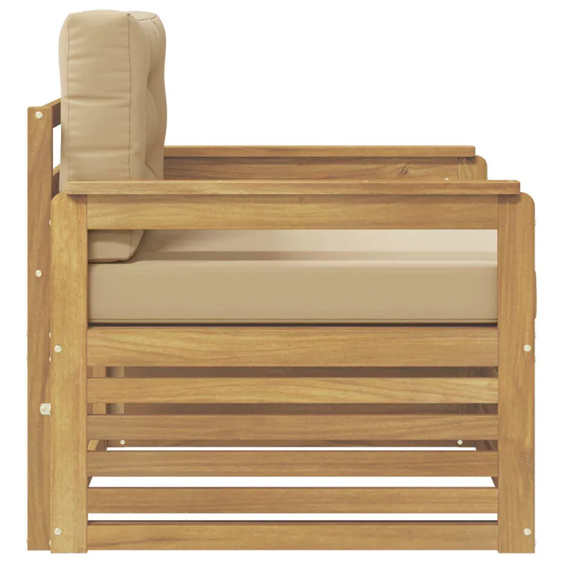 Lauko sofa Poliesteris Balta