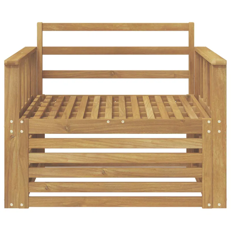 Lauko sofa Kietos akacijos mediena Balta