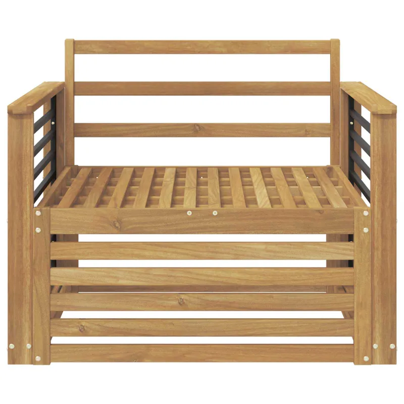 Lauko sofa Kietos akacijos mediena Balta