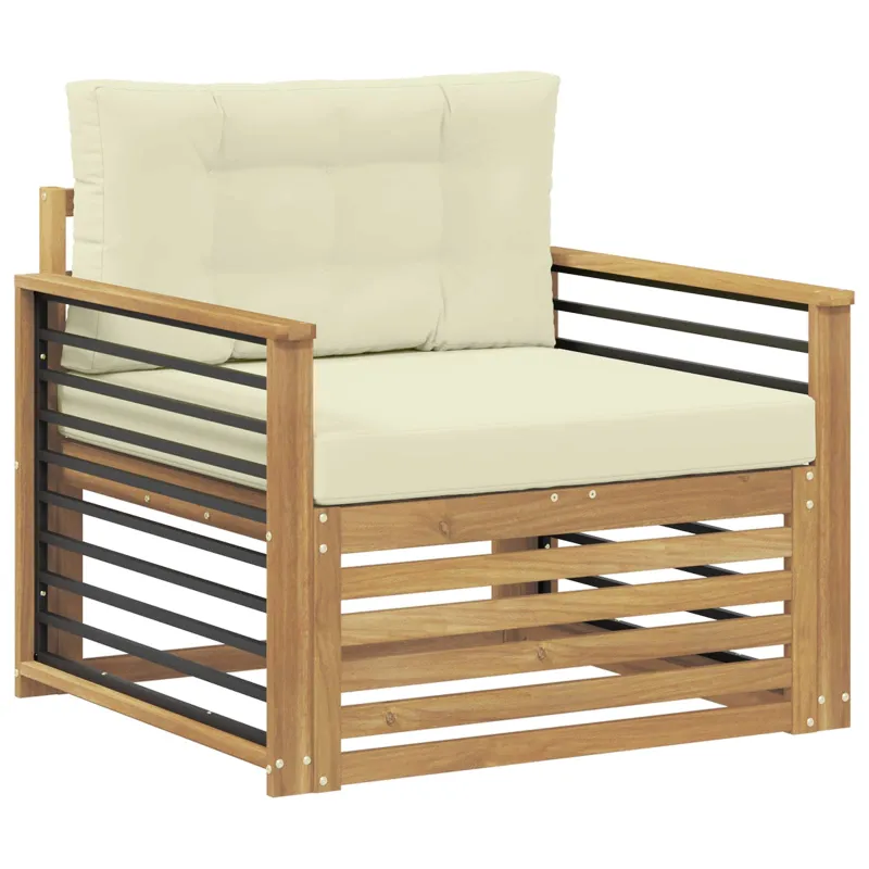 Lauko sofa Poliesteris Balta