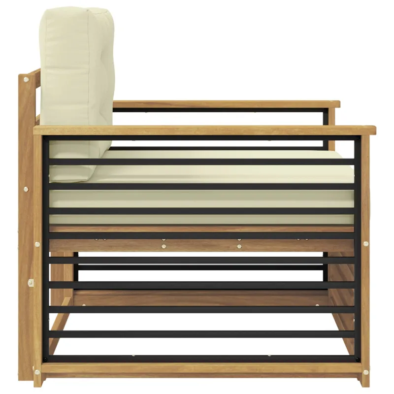 Lauko sofa Poliesteris Balta