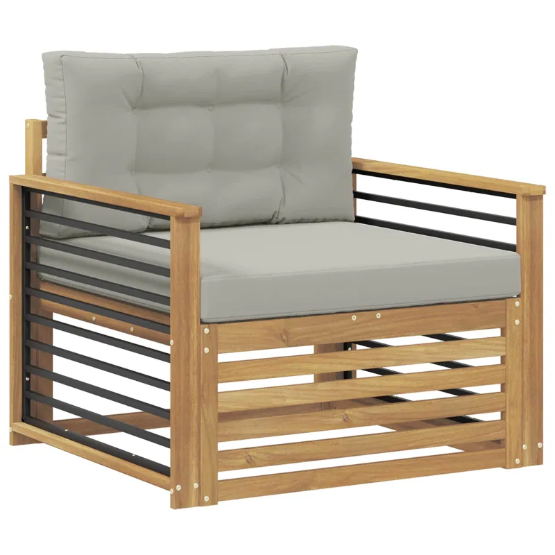 Lauko sofa Poliesteris Balta