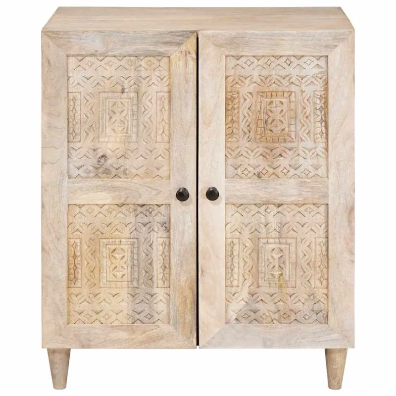 Kabalas Balta 60 x 33 x 75 cm mango medienos masyvas