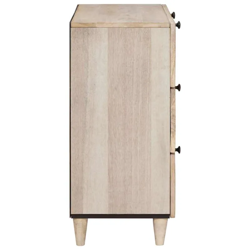 Kabalas Balta 60 x 33 x 75 cm mango medienos masyvas