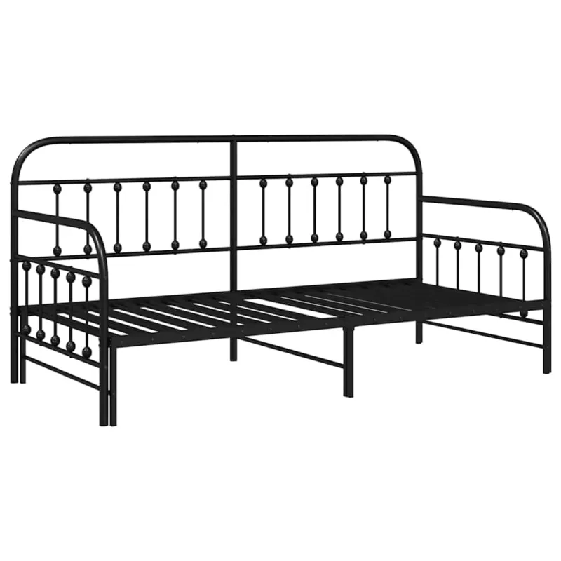 Dienos lovos rėmas Juoda 100 x 200 cm
