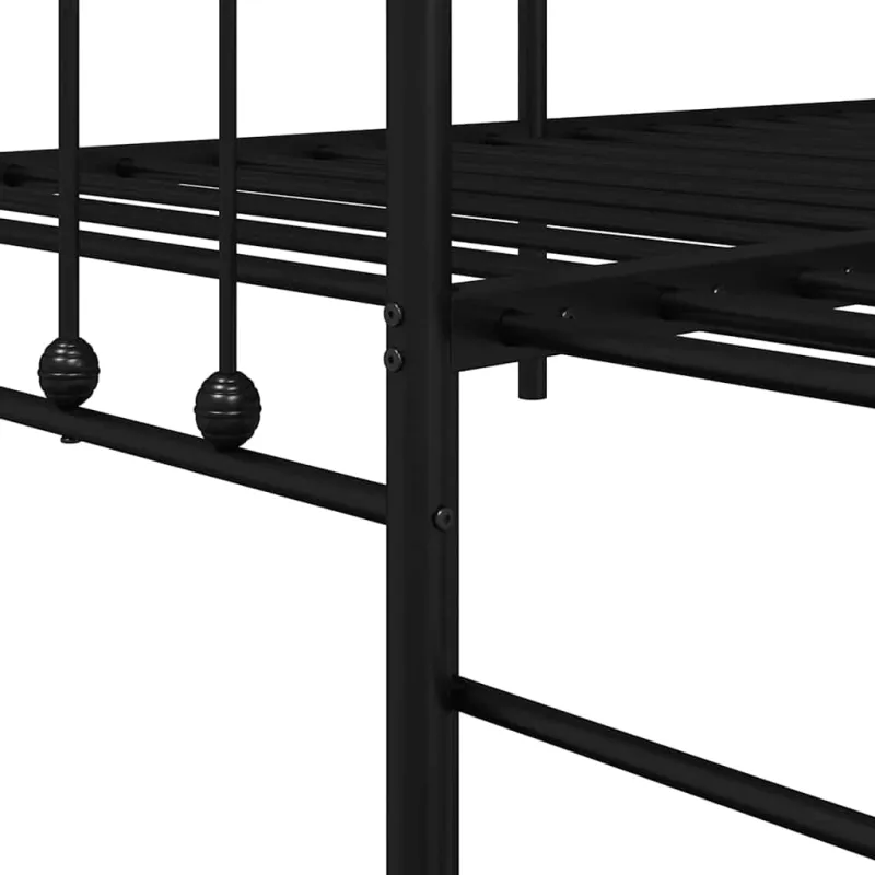 Dienos lovos rėmas Juoda 100 x 200 cm