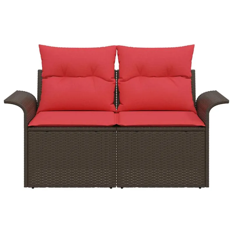Sodo sofa su pagalve 141 x 62 x 69 cm poliratanas