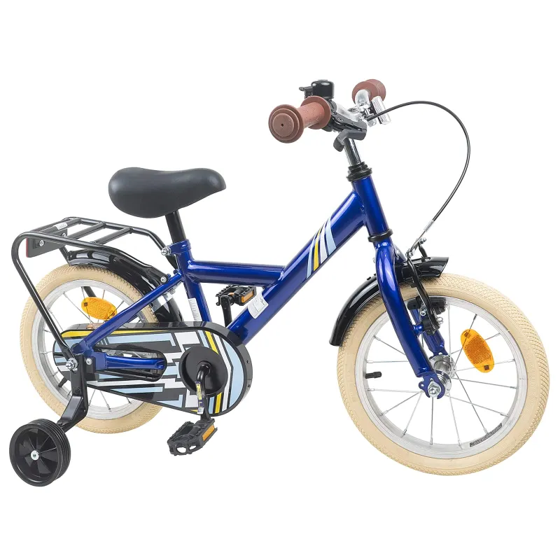 Vaikų Dviratis 12 Colių skirta 2-4 metų vaikams Tamsiai mėlyna